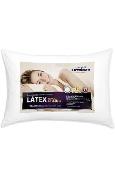 Travesseiro Látex Macio e Flexível
