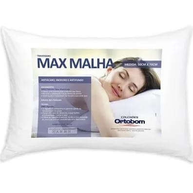 Travesseiro Max Malha Ortobom